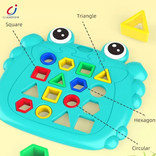Jucarie Educativa si Interactiva cu Forme Geometrice Colorate